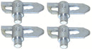 Four Weld-On Anti Luce Fasteners, M12