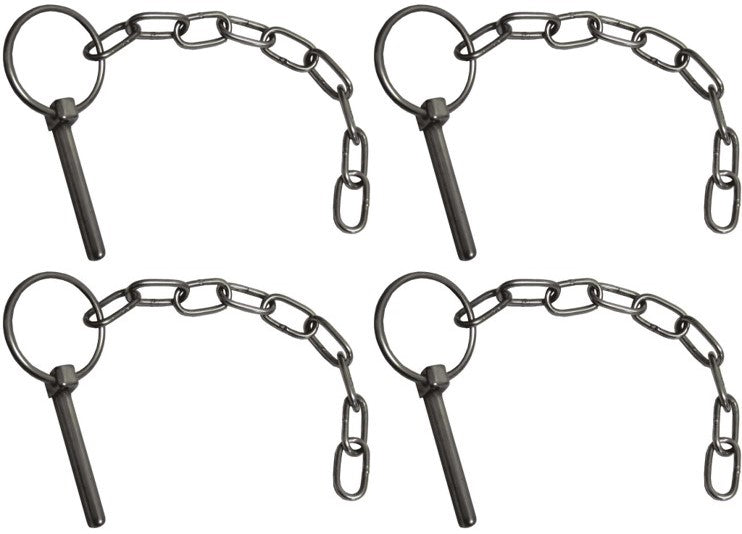 Four Linch Pin & Chains, Suitable for Ifor Williams