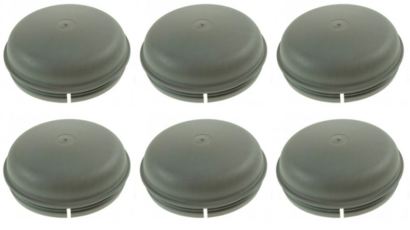 Six Unbranded Grey Ifor Williams Hub Caps